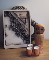custom wood map