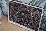 Paris wood map