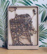 San Francisco wood Map