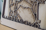 San Francisco wood Map