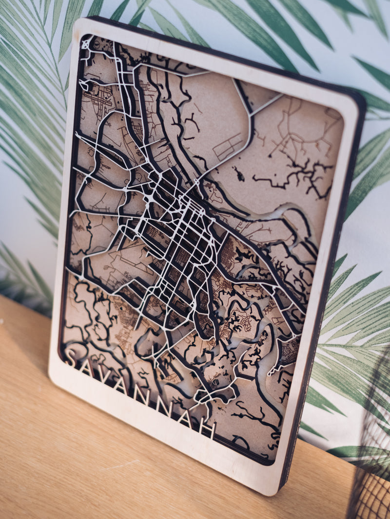 savannah laser cut art