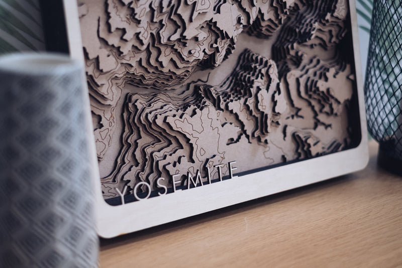 Yosemite Valley Topographic Map