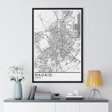 Custom Location City Print. Framed. Classic Style