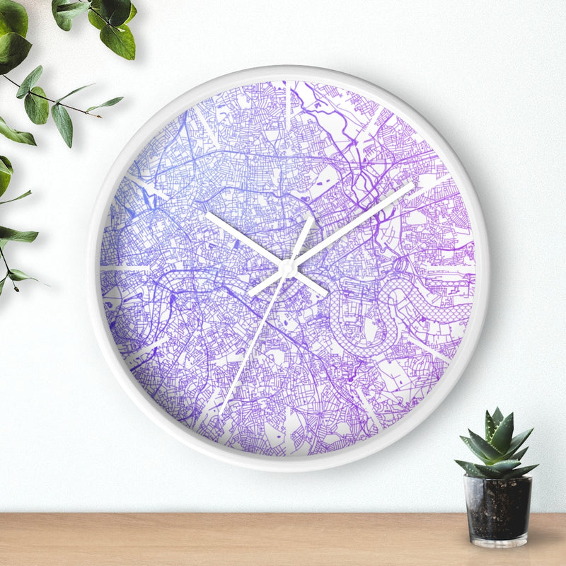 Custom Location Cartographic Wall Clock