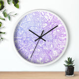Custom Location Cartographic Wall Clock