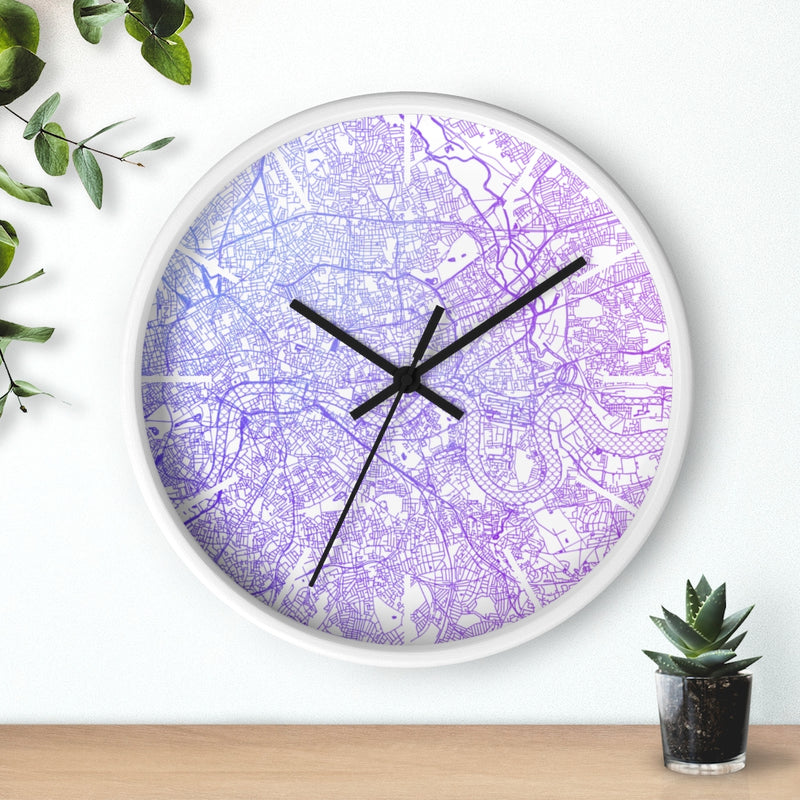 Custom Location Cartographic Wall Clock