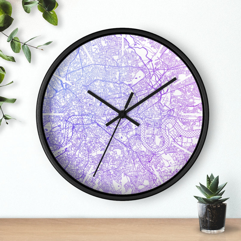 Custom Location Cartographic Wall Clock