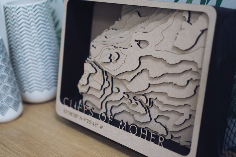 Cliffs Of Moher Topographic Map