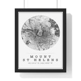 mt st helens map print