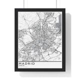 Madrid City Print Framed. Classic Style