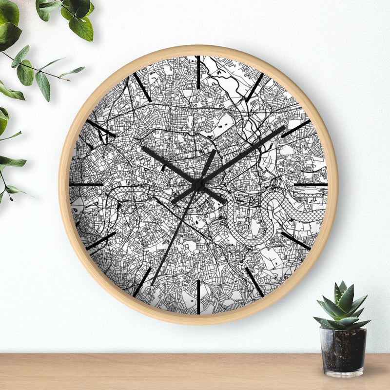 Custom Location Cartographic Wall Clock