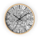 Custom Location Cartographic Wall Clock