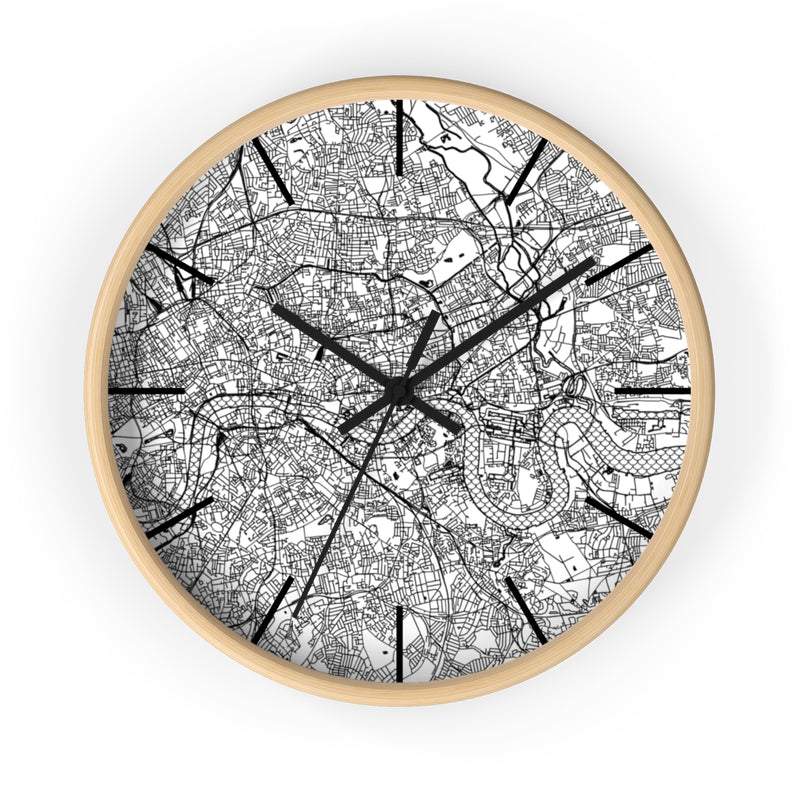 Custom Location Cartographic Wall Clock