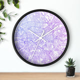 Custom Location Cartographic Wall Clock