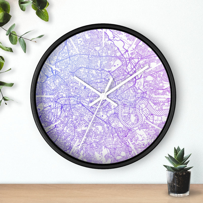 Custom Location Cartographic Wall Clock