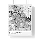 Amsterdam City Print Framed. Classic Style